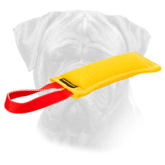French Linen Bite Tug Bullmastiff with Handle for Puppies