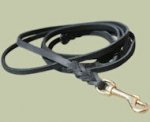 Leather Puppy Leash-3/8 inch leash for Bullmastiff