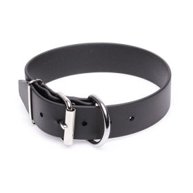 Extra Wide Black Biothane Bullmastiff Collar