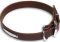 Leather Dog Collar With Name Plate ID Tag for Bullmastif