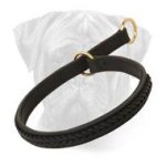Gorgeous Wide 2 Ply Leather Choke Dog Collar - Fashion Exclusive