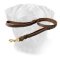 Leather Bullmastiff Leash With Additional Handle