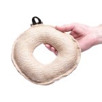 Super Strong Donut Shaped Puppy Jute Bite Tug (8.6 inches diameter)