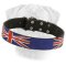 Leather Bullmastiff Collar United Kingdom Pride