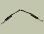 Leather Two Dog Coupler for Bullmastiff
