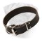 Bullmastiff Wide Leather Collar for Comfy Walking and Training