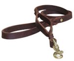Have Double Handle Leather Dog Leash 3/4 inch on 5 FT