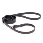 Black Biothane Bullmastiff Leash and Collar Combo