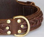WESTERN DESIGNER CUSTOM LEATHER DOG COLLARS for BullMastiff