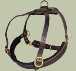 Padded Pulling Harness for Bullmastiff-Leather Dog Harness