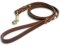 Custom Leather Dog Leash for Bullmastiff with brass hook