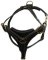 Tracking Leather Dog Harness for Bullmastiffs - Black Harness H3