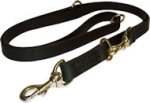 Best Leather Police Agitation Lead 5,7F for Bullmastiff training