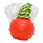 Water Rubber Bite Ball on a String for Bullmastiff Training and Playing in Water