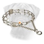 Bullmastiff Pinch Prong Collar Made of Stainless Steel