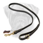 Handcrafted Leather Bullmastiff Leash for Walking and Tracking