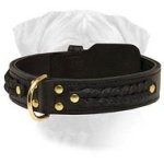 Bullmastiff Handcrafted Leather Dog Collar