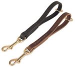Leather Snap Tab 10 inch LEASH for Bullmastiff