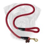 Cord Nylon Bullmastiff Leash with Extra Strong Brass Snap Hook