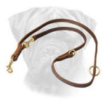 Multifunctional Leather Bullmastiff Leash for Walking and Training