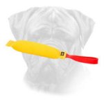 Bite Tag Made of French Linen for Bullmastiff