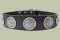 Leather Designer dog collar for BULLMASTIFF