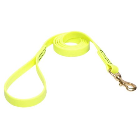 Yellow Waterproof Bullmastiff Leash Made of Biothane