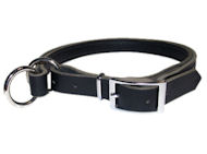 Adjustable Leather Slip Collar&Solid NICKEL plated hardware for Bullmastiffs