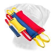 Bullmastiff Bite Training Set of French Linen Bullmastiff Bite Training Set of French Linen
