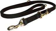 5FT Classic Double Training Leather Dog Leash 3/4 Bullmastiff
