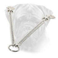 Chrome Plated Chain Coupler for Bullmastiffs Chrome Plated Chain Coupler for Bullmastiffs