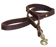 Have Double Handle Leather Dog Leash 3/4 inch on 5 FT