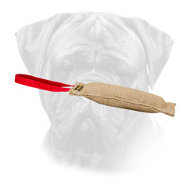 Bullmastiff Bite Tag Made of Jute Bullmastiff Bite Tag Made of Jute