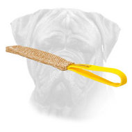 Bullmastiff Jute Bite Tug with Comfortable Loop Bullmastiff Jute Bite Tug with Comfortable Loop