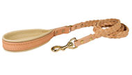 Leather 4 Foot Leash for BullMastiff