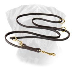 Multifunctional Leather Bullmastiff Leash Multifunctional Leather Bullmastiff Leash