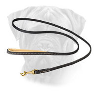 Chic Leather Handmade Leash for Bullmastiff Chic Leather Handmade Leash for Bullmastiff