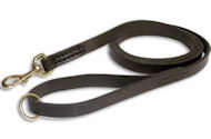 Leather Rescue Leash 3/4 inch on 6 FOOT for Bullmastiff