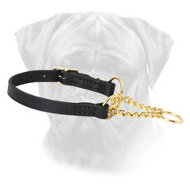 Martingale Bullmastiff Leather Collar "Smart Control" Martingale Bullmastiff Leather Collar "Smart Control"