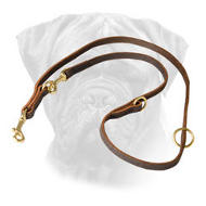 Multifunctional Leather Bullmastiff Leash for Walking and Training Multifunctional Leather Bullmastiff Leash for Walking and Training