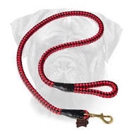 Cord Nylon Bullmastiff Leash with Extra Strong Brass Snap Hook Cord Nylon Bullmastiff Leash with Extra Strong Brass Snap Hook