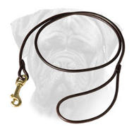 Show Leather Bullmastiff Leash Show Leather Bullmastiff Leash