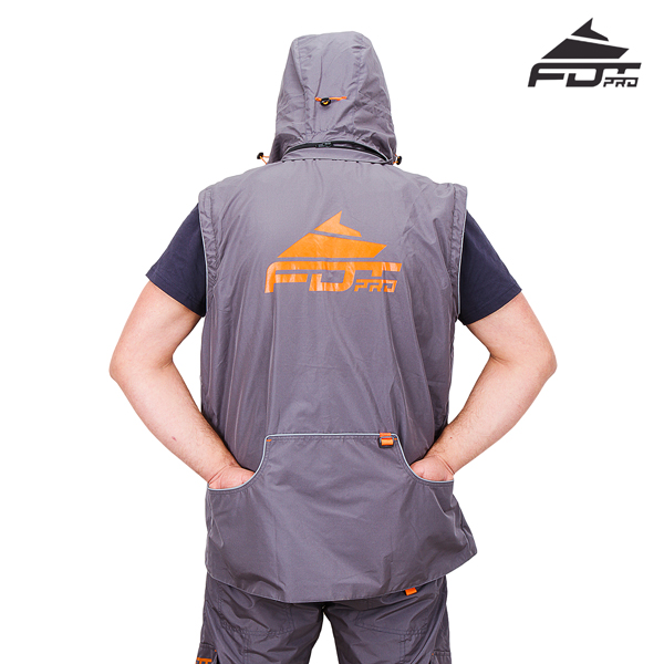 Top Notch Dog Trainer Suit Grey Color from FDT Pro Wear