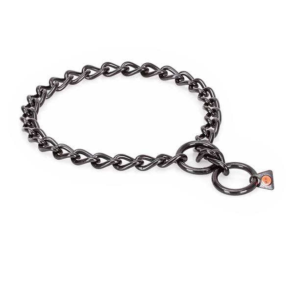 Obedience training Dog choke collar manufactured from super strong stainless steel