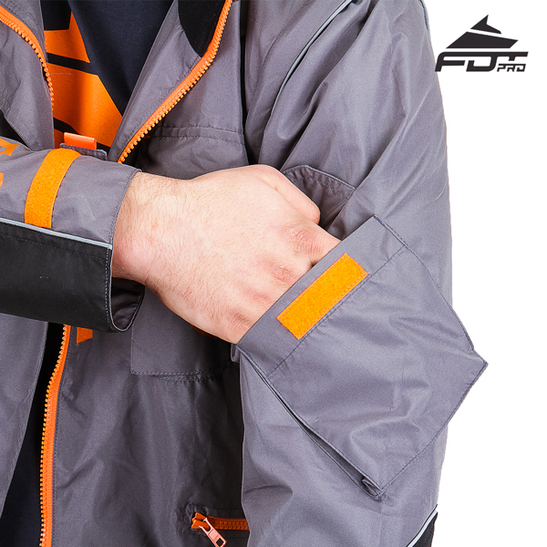 Useful Sleeve Pocket on Professional Design Dog Training Jacket