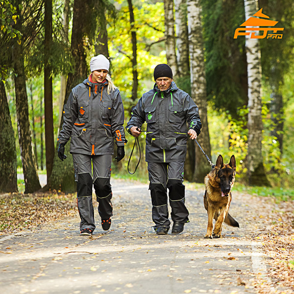 Any Weather Use Top Notch Dog Tracking Suit for Men and Women