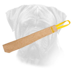 Jute Bullmastiff Bite Rag with Handle for Training Puppies