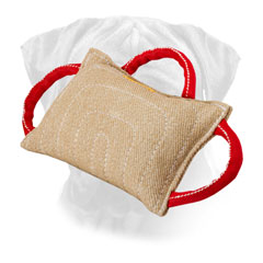 Jute Bullmastiff Bite Pillow for Dog Training