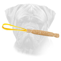 Bite Bullmastiff Jute Tug for Puppy with Handle