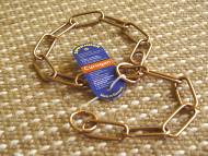 Curogan Fur Saver Dog Collar- chain brass collar